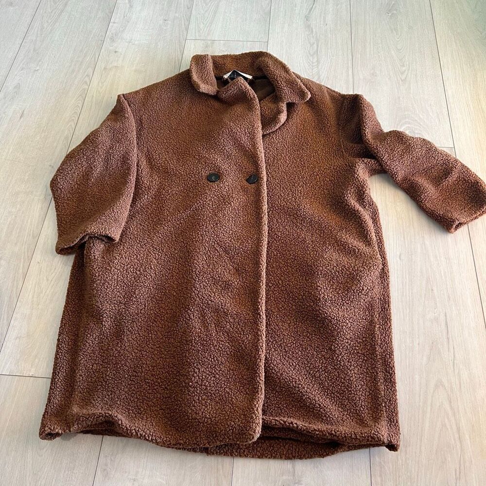 Harris Wharf London faux fur women jacket size 44